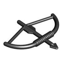 Minifigure, Weapon Bow, Longbow with Arrow Drawn