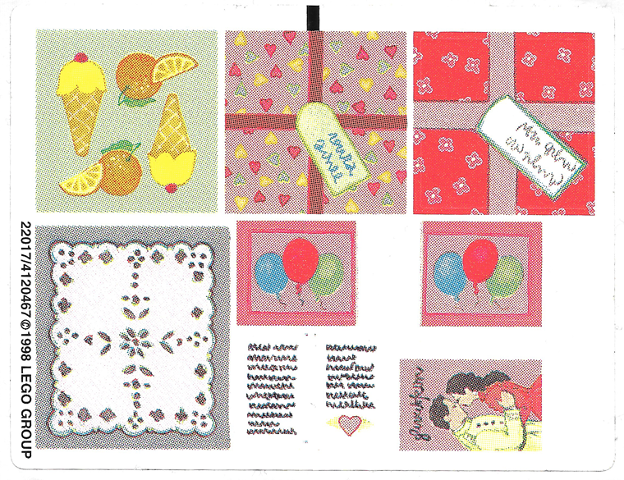 Sticker Sheet for Set 3108 - (22017/4120467)