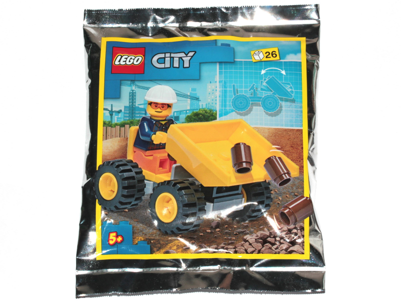 Worker with Tipper Truck foil pack