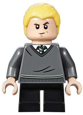 Draco Malfoy, Slytherin Sweater, Black Short Legs