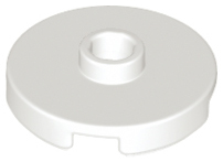 Tile, Round 2 x 2 with Open Stud