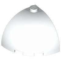 Brick, Round Corner 3 x 3 x 2 Dome Top