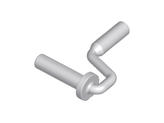 Minifigure, Utensil Paint Roller Brush Handle