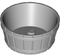 Container, Barrel Half Large with Axle Hole