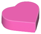Tile, Round 1 x 1 Heart