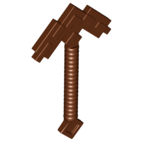 Minifigure, Utensil Pickaxe Pixelated (Minecraft)