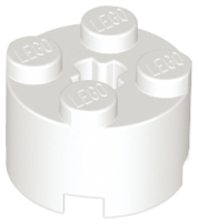 Brick, Round 2 x 2 with Axle Hole
