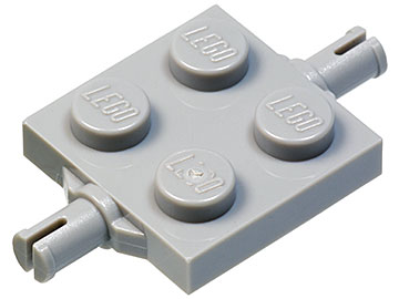 Plate, Modified 2 x 2 with Wheels Holder