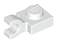 Plate, Modified 1 x 1 with U Clip (Horizontal Grip)