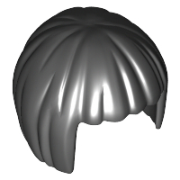 Minifigure, Hair Short, Bob Cut