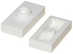 Plate, Modified 1 x 2 with 1 Stud without Groove (Jumper)