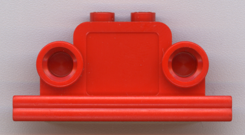 Fabuland Brick, Modified 1 x 4 x 2 Bell Shape with Headlights