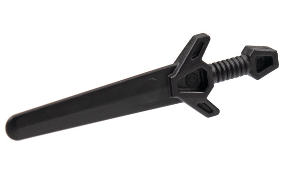 Minifigure, Weapon Sword, Greatsword Angular