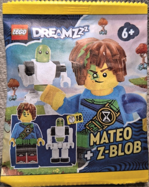 Mateo and Z-Blob paper bag