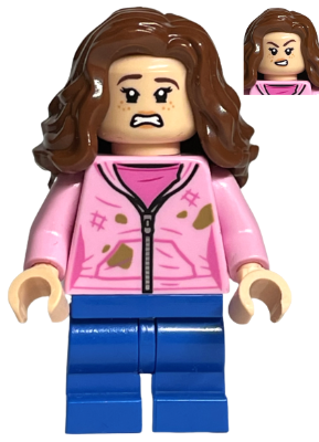 Hermione Granger - Bright Pink Jacket with Stains, Angry / Scared Head
