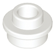 Plate, Round 1 x 1 with Open Stud