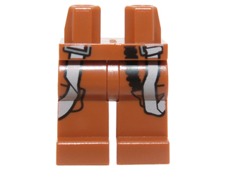 Hips and Legs with SW Pilot Flight Suit Straps and Black Hose Pattern