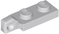 Hinge Plate 1 x 2 Locking with 1 Finger on End without Bottom Groove