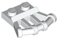 Plate, Modified 1 x 2 with Angled Bar Handles on Side
