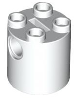 Brick, Round 2 x 2 x 2 Robot Body - with Bottom Axle Holder x Shape + Orientation