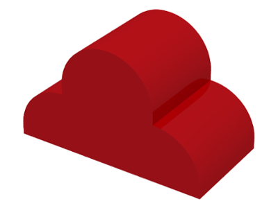 Slope, Curved 4 x 2 x 2 Triple