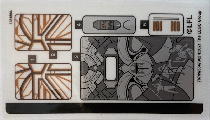 Sticker Sheet for Set 75310 - (78799/6347362)