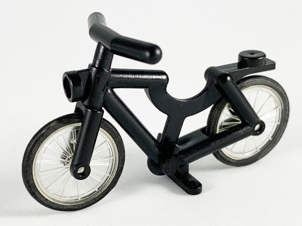 Bicycle with Trans-Clear Wheels and Black Tires (4719 / 4720 / 2807)