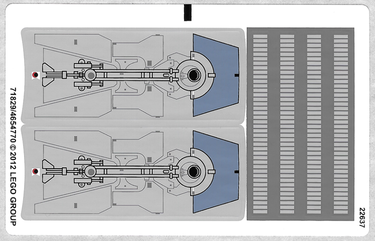 Sticker Sheet for Set 9490 - (71829/4654770)