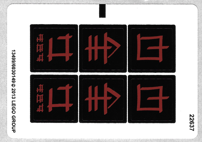 Sticker Sheet for Set 79101 - (13499/6030149)