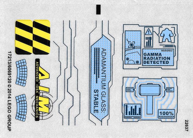 Sticker Sheet for Set 76018 - (17213/6069120)