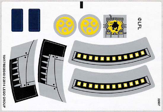 Sticker Sheet for Set 75042 - (16417/6059340)