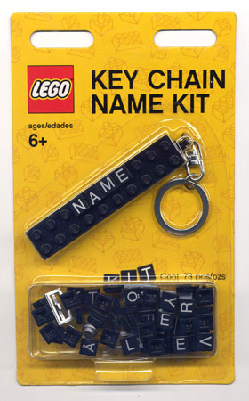 Key Chain Name Kit blister pack