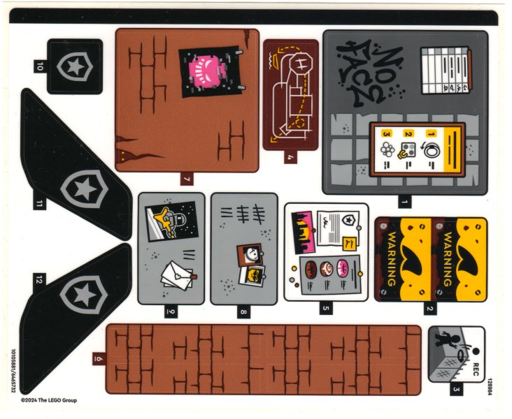 Sticker Sheet for Set 60419 - (10105881/6465732)