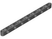 Technic, Liftarm, Modified Perpendicular Holes Thick 1 x 15