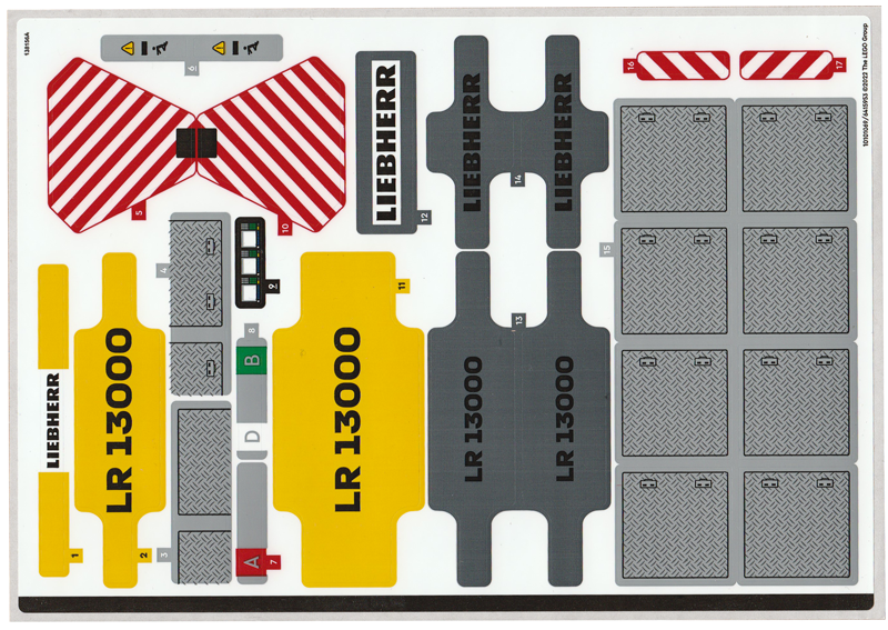 Sticker Sheet for Set 42146 - (10101069/6415953)