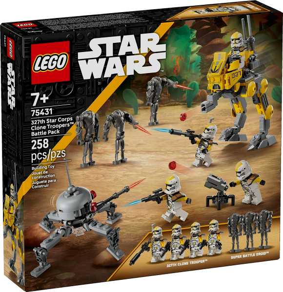 327th Star Corps Clone Troopers Battle Pack