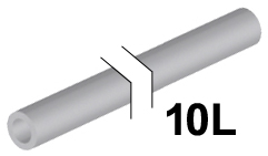 Hose, Rigid 3mm D. 10L / 8.0cm