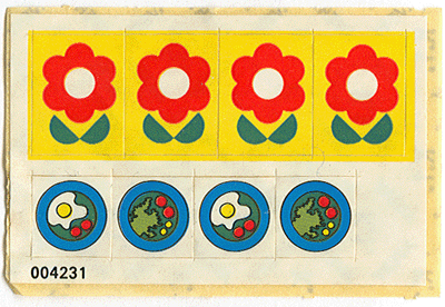 Sticker Sheet for Set 263-1 - (004231)