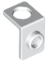 Minifigure Neck Bracket with Back Stud - Thin Back Wall