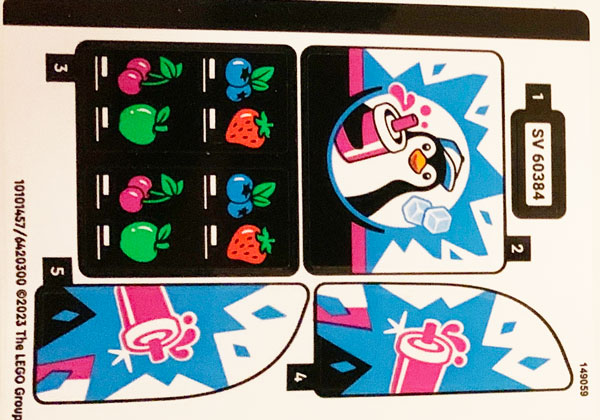 Sticker Sheet for Set 60384 - (10101457/6420300)