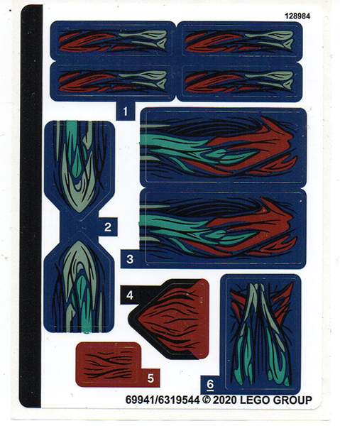 Sticker Sheet for Set 76154 - (69941/6319544)
