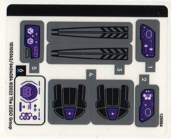 Sticker Sheet for Set 76214 - (10100342/6404084)