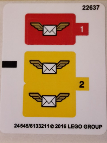 Sticker Sheet for Set 60100 - International Version - (24545/6133211)