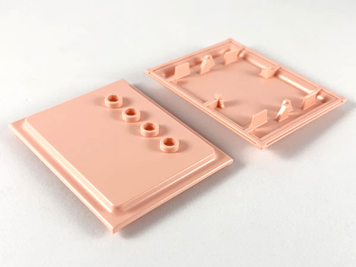 [P 6836 (Light Salmon)] Scala Wall, Panel 5 x 6 with Four Studs