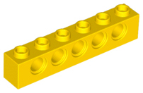 Technic, Brick 1 x 6 with Holes