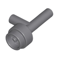Minifigure, Utensil Space Gun / Torch - Without Grooves
