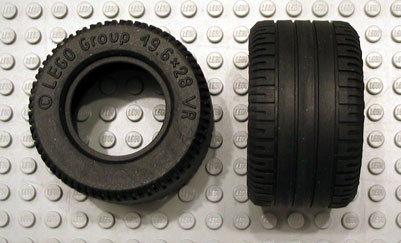 [P 6594 (Black)] Tire 49.6 x 28 VR