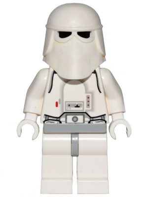 [M sw0115 (No Colour)] Snowtrooper, Light Bluish Gray Hips, White Hands (Hoth Stormtrooper)