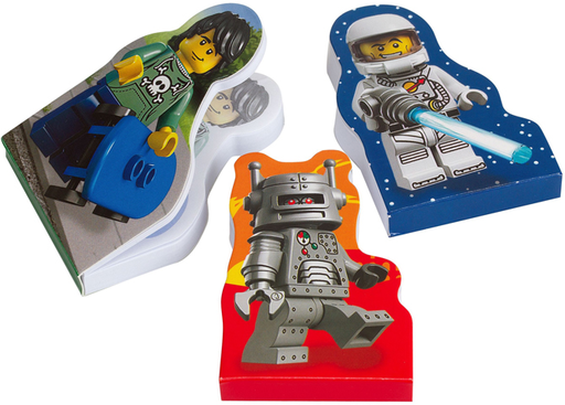 [G 851320 (No Colour)] Memo Pad Set - Minifigure Notebooks