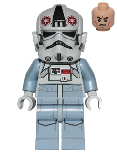 [M sw0581 (No Colour)] AT-AT Driver - Dark Red Imperial Logo, Grimacing